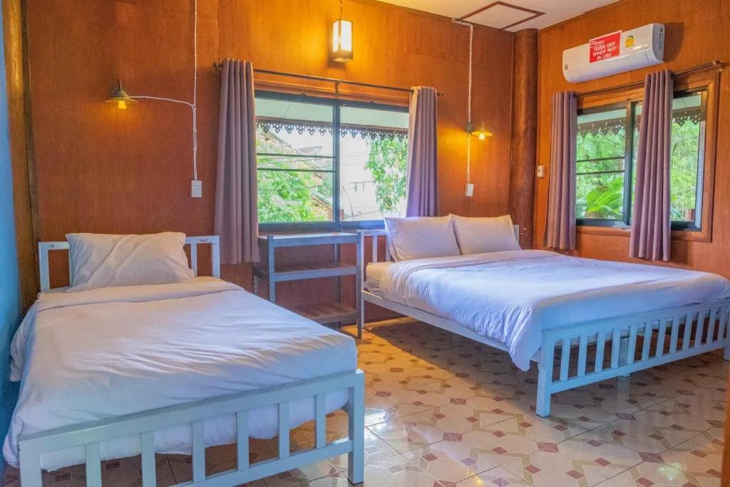 빠이 Happy House Backpackers 호스텔 외부 사진